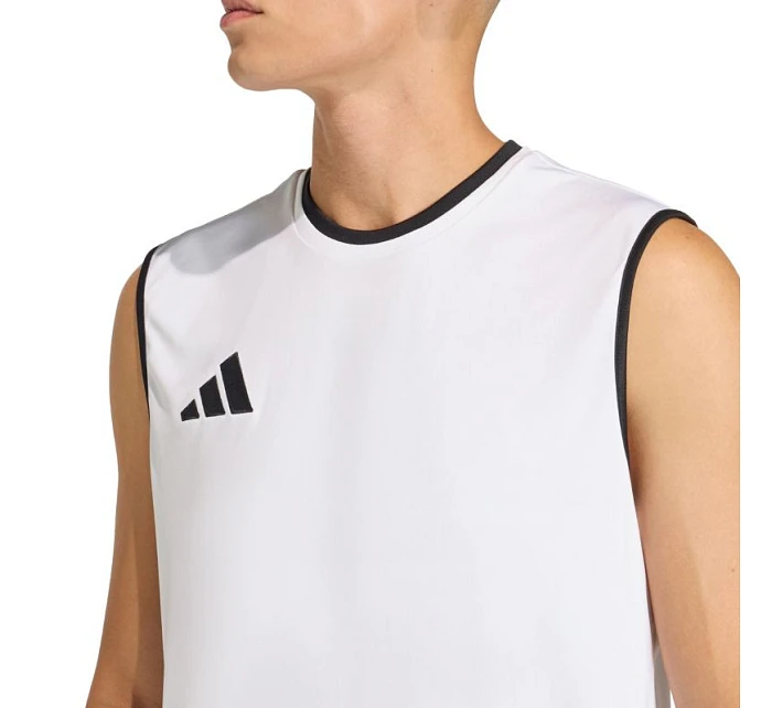 Pánské tričko adidas Entrada 26 Sleeveless Jersey white KB3928 pánské Pánské tričko adidas Entrada 26 Sleeveless Jersey white KB3928 pánské