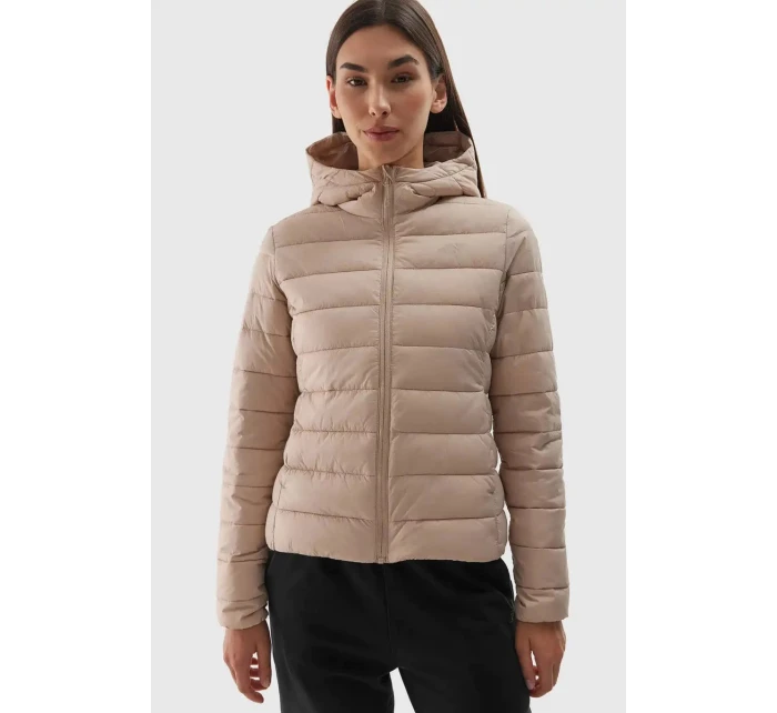Dámská Péřová Bunda S  Béžová model 21678388 - 4F