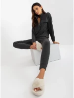 Pyžamo BR PI 9124 tmavě šedé