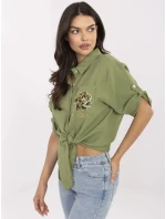 Koszula DHJ KS  khaki model 21129473 - FPrice