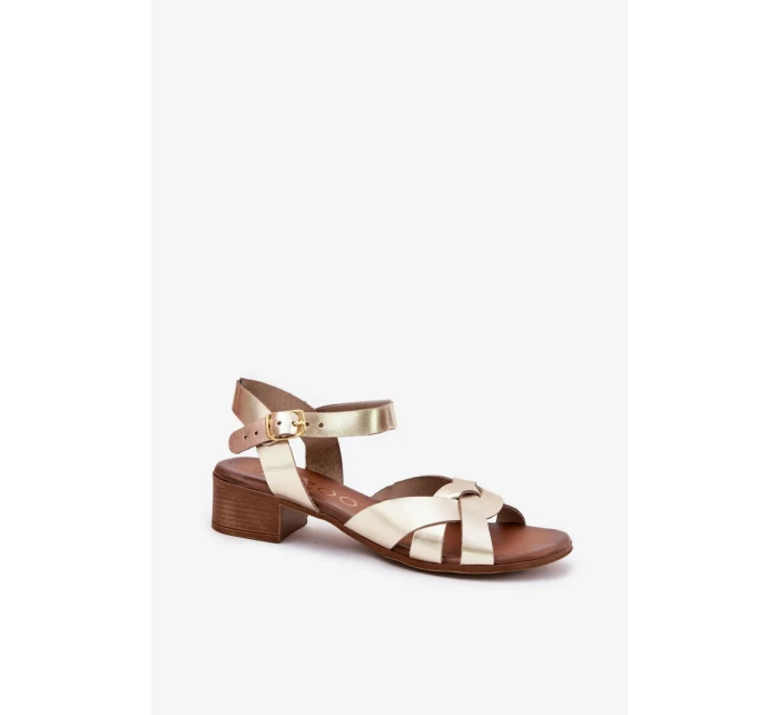 Sandály na podpatku model 212124 Step in style Sandály na podpatku model 212124 Step in style