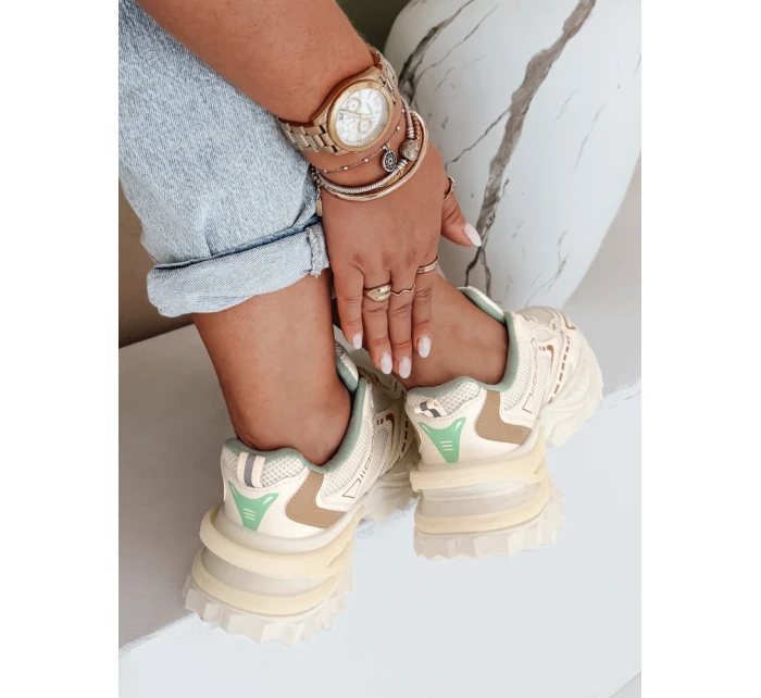 Dámské sportovní béžové tenisky FashionStreet ZY1008