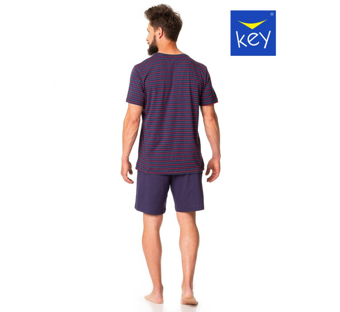 Pánské pyžamo Key MNS 325 A24 kr/r 3XL-4XL