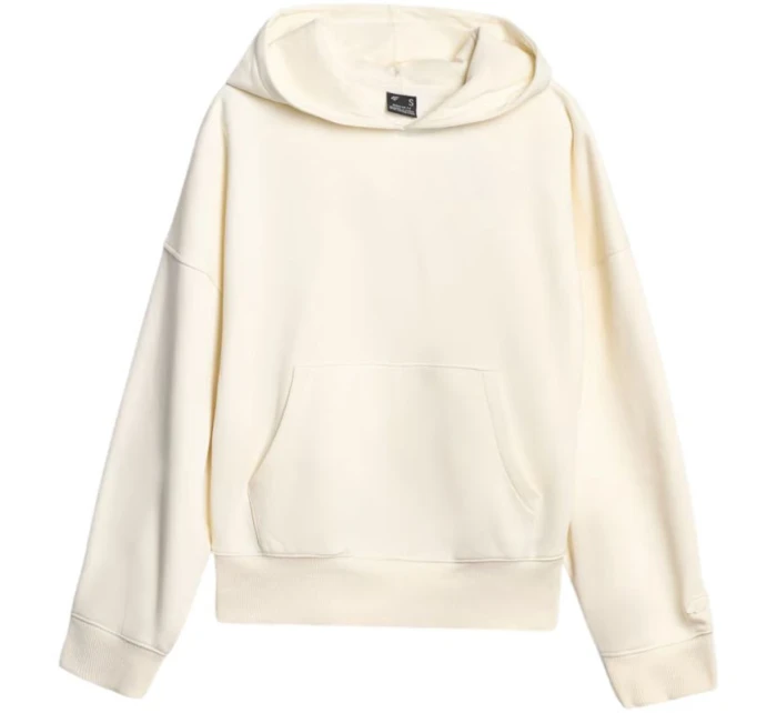 Dámská mikina 4F F1887 krémová 4FWAW25TSWSF1887 12S