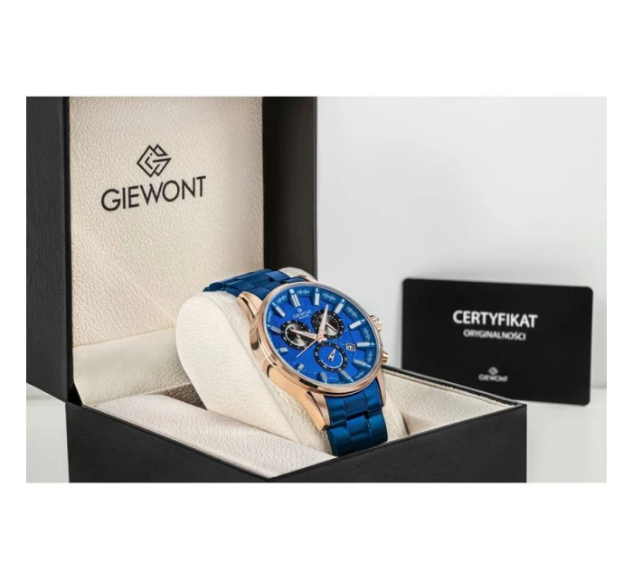 Pánské hodinky Giewont Chronograph Sapphire Blue GW4580-B5