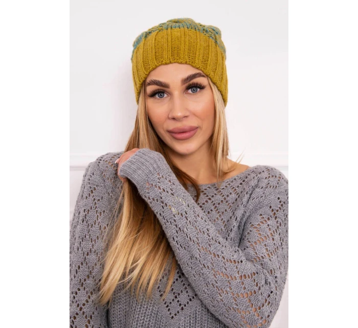 Paris fleecová čepice K213 kiwi+turquoise Paris fleecová čepice K213 kiwi+turquoise