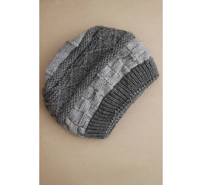 Čepice s rolováním Magda K293 camel