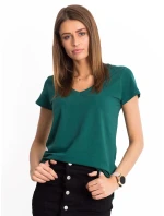 T shirt RV TS model 21365379 ciemny zielony - FPrice T shirt RV TS model 21365379 ciemny zielony - FPrice