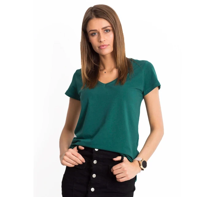 T shirt RV TS model 21365379 ciemny zielony - FPrice T shirt RV TS model 21365379 ciemny zielony - FPrice