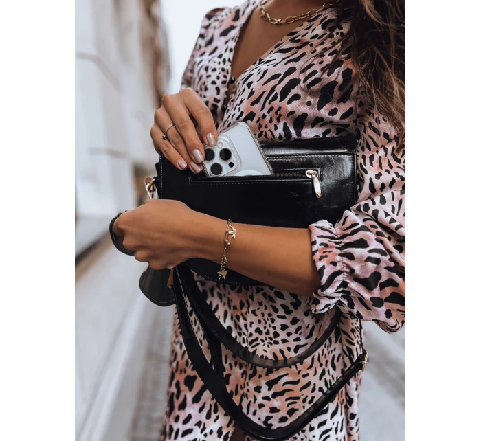 Kožená kabelka černá Dstreet model 21971445 - FashionStreet Kožená kabelka černá Dstreet model 21971445 - FashionStreet