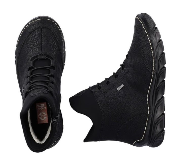 Dámské černé zateplené boty model 21904592 - Rieker