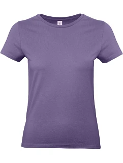 B&C #E190 /women Dámské tričko z těžké bavlny 01.004T millennial lilac