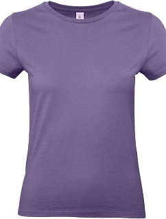 B&C #E190 /women Dámské tričko z těžké bavlny 01.004T millennial lilac