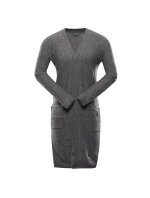 Dlouhý dámský svetr nax NAX HOXA smoked pearl Dlouhý dámský svetr nax NAX HOXA smoked pearl