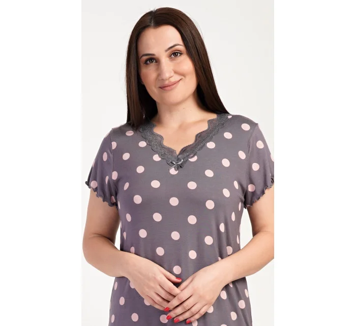 Dámská noční košile s krátkým rukávem model 21345595 - Vienetta