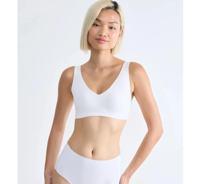 Dámská podprsenka ZERO Feel 2.0 Bralette - WHITE - bílá 00GZ - SLOGGI