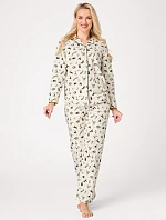 Pyžamo Key LNS 921 B26, dlouhé rukávy, velikosti XS–XL, zapínací