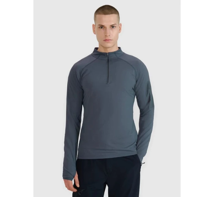 Pánská rychleschnoucí trekingová mikina model 21434374 - 4F Pánská rychleschnoucí trekingová mikina model 21434374 - 4F