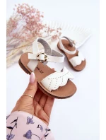 Klasické dětské sandály Bílé Izzy Klasické dětské sandály Bílé Izzy