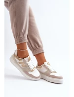 Dámské nízké tenisky béžové model 21651086 - Boto Dámské nízké tenisky béžové model 21651086 - Boto