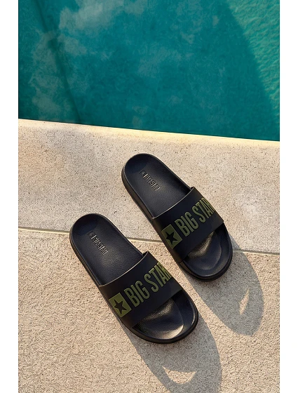 Pánské Pantofle Big Star SS174359 Černé Pánské Pantofle Big Star SS174359 Černé