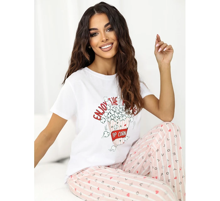 Pyžamo CLM PI 1581.09 světle růžové