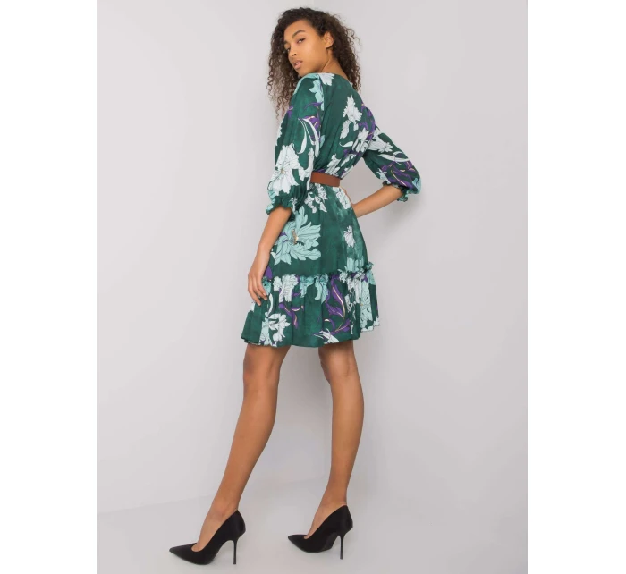 Šaty LC SK 22K 3039.51P tmavě zelená