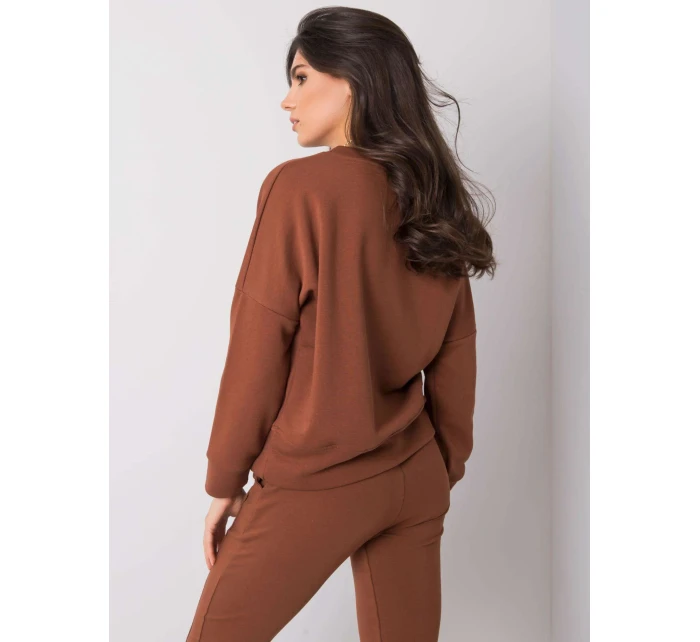 Mikina RV BL 6080.19 tmavě hnědá