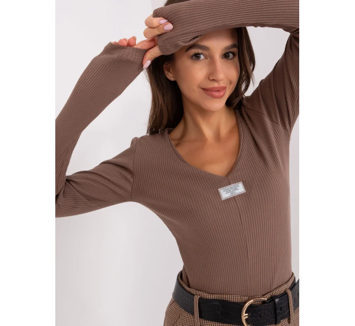 Bluzka RV BZ model 18969995 brązowy - FPrice Bluzka RV BZ model 18969995 brązowy - FPrice