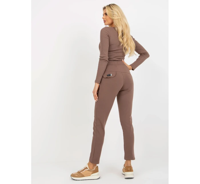 Tepláky RV DR 8369.89P hnědá Tepláky RV DR 8369.89P hnědá