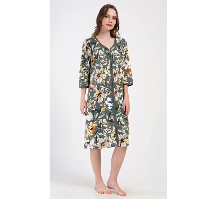 Dámské domácí šaty s tříčtvrtečním rukávem model 21154979 - Vienetta