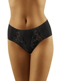 Dámské kalhotky model 17734191 black WOLBAR - Wol-Bar