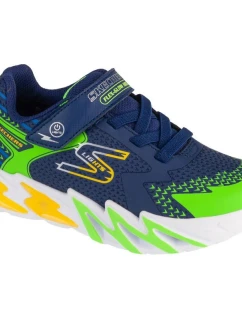 Skechers S-Lights: Flex-Glow Bolt 400138L-NVMT Navy Blue 30