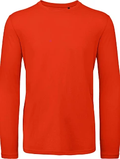 B&C Inspire LSL T /men_° Pánské tričko s dlouhým rukávem 01.TM70 fire red