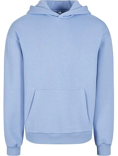 Build your Brand BY 284 Mikina s kapucí z těžké bavlny "Fluffy" 56.0284 powder blue