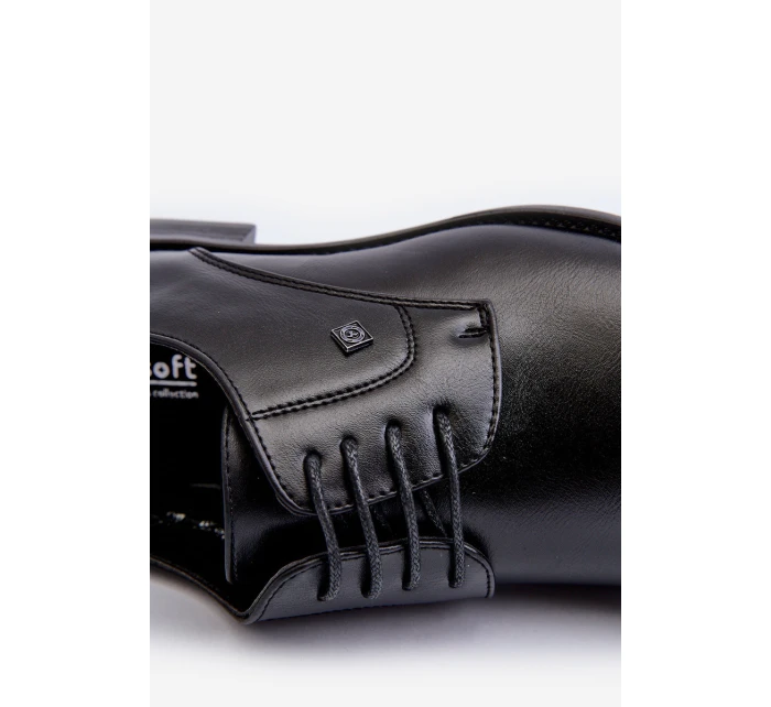 Mužská elegantní polobotky černé Jenavee