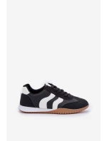 Klasické Dámské Tenisky Z Eko Kůže Černé model 21683302 - Boto