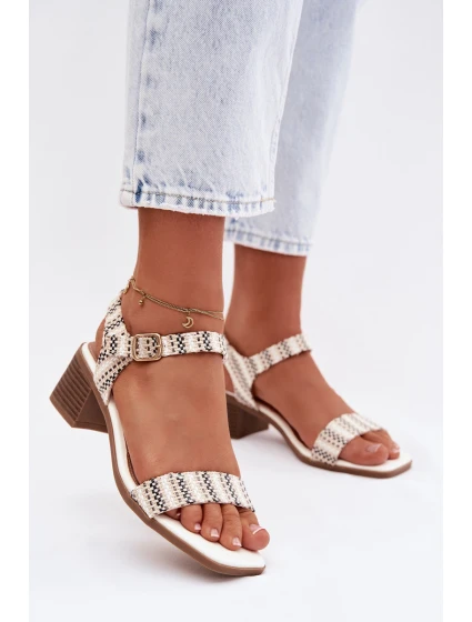 Dámské sandály na klíně bílé Sabela Dámské sandály na klíně bílé Sabela