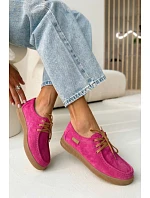 Polobotky z přírodního semiše Vinceza 95391 Fuchsiová