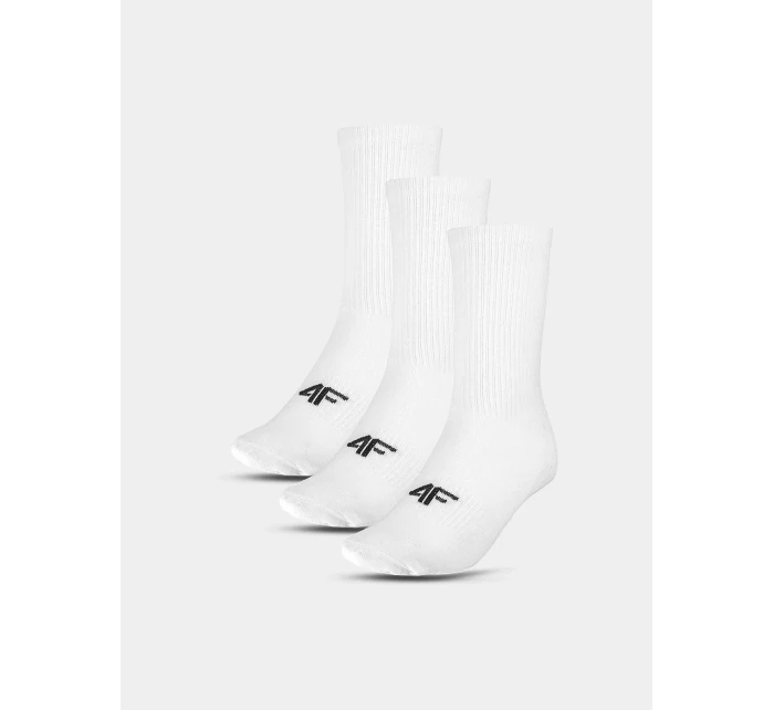 Dětské unisex ponožky 4F (3pack) - bílé Dětské unisex ponožky 4F (3pack) - bílé