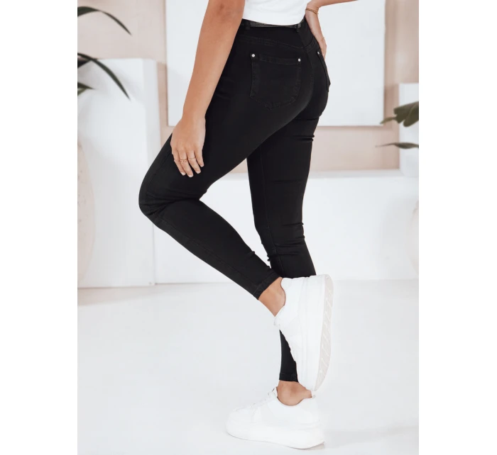 Dámské úzké džíny černé FashionStreet UY2755