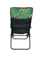Zahradní křeslo s podnožkou 57x83x106CM FLOWER