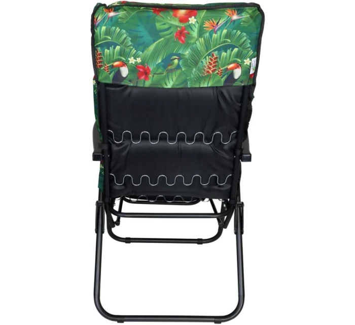 Zahradní křeslo s podnožkou 57x83x106CM FLOWER