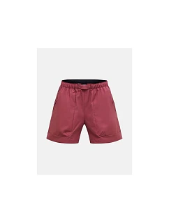 Dámské šortky PEAK PERFORMANCE W Outdoor Cargo Shorts, červené