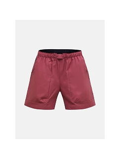 Dámské šortky PEAK PERFORMANCE W Outdoor Cargo Shorts, červené