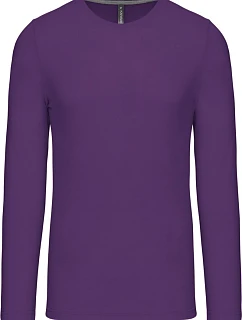 Kariban K 359 Pánské tričko s dlouhým rukávem 20.K359 purple