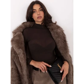 Bluzka IT BZ model 21749892 brązowy - FPrice Bluzka IT BZ model 21749892 brązowy - FPrice