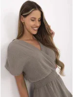 Sukienka MI SK model 21142201 ciemny bezowy - FPrice