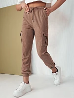 Dámské tepláky FLAYON camel FashionStreet UY2061