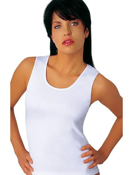 Bílá dámská košilka Emili Sara S-XL Bílá dámská košilka Emili Sara S-XL